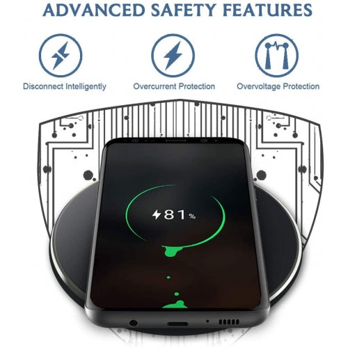 15W Wireless Charger, Quick Charge Slim Charging Pad Fast - NWV32