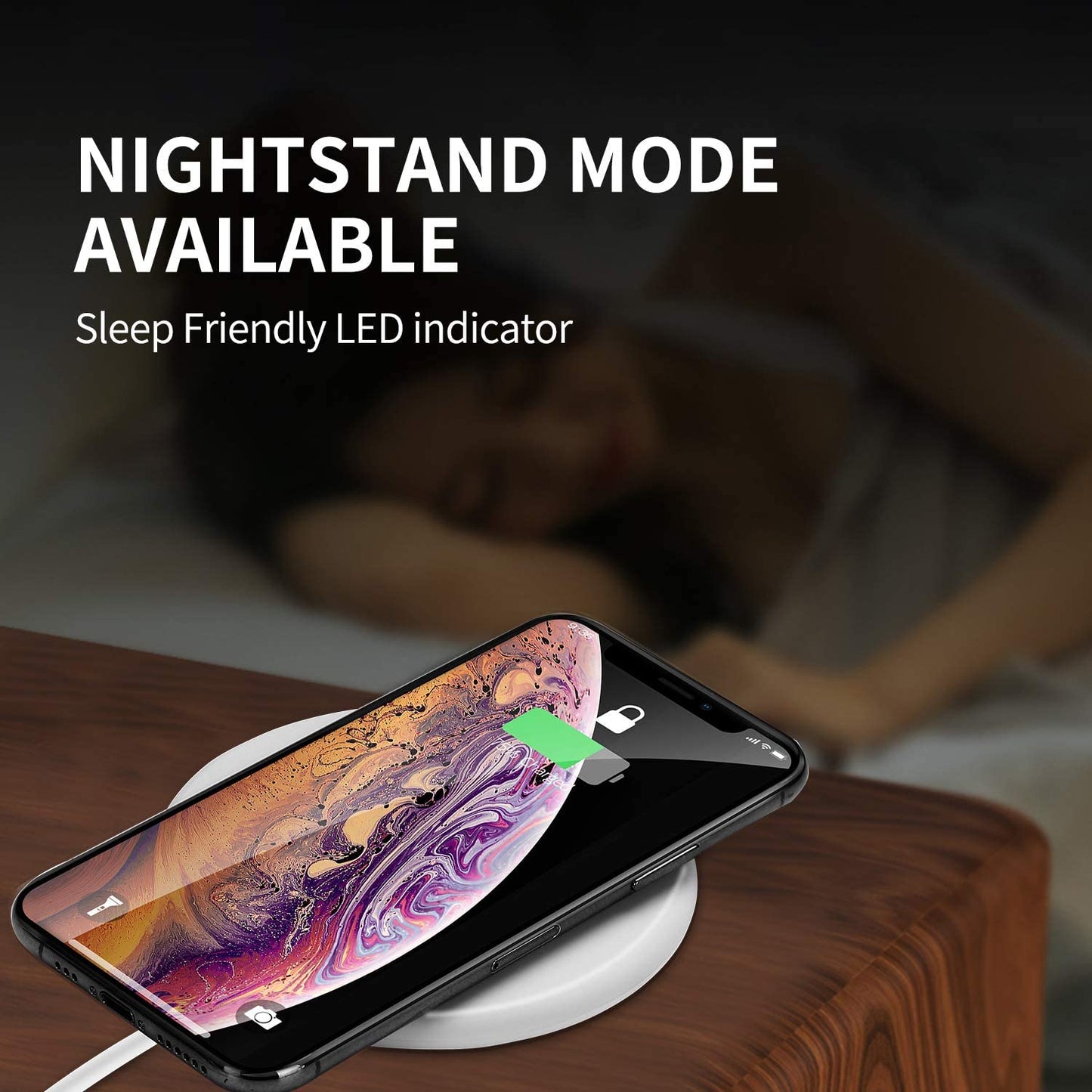 15W Wireless Charger, Quick Charge Slim Charging Pad Fast - NWWH3