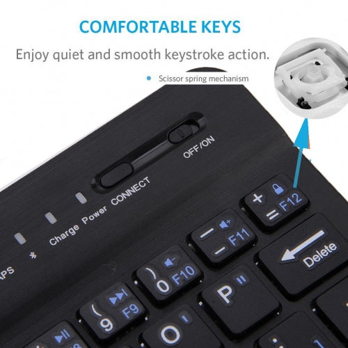 Wireless Keyboard, Compact Portable Rechargeable Ultra Slim - NWS73