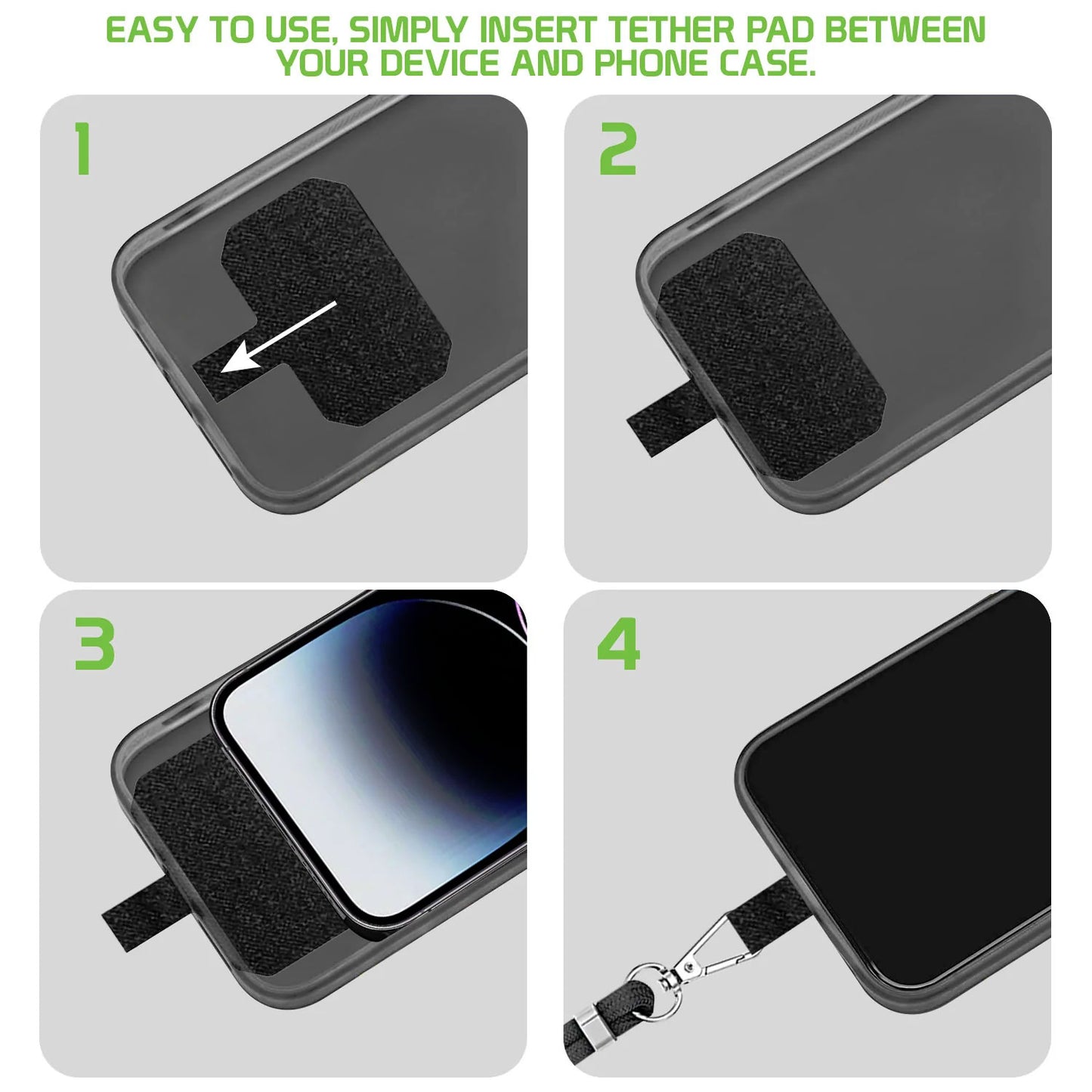 Phone Lanyard, For Phone Cases Neck Straps Adjustable - NWY49