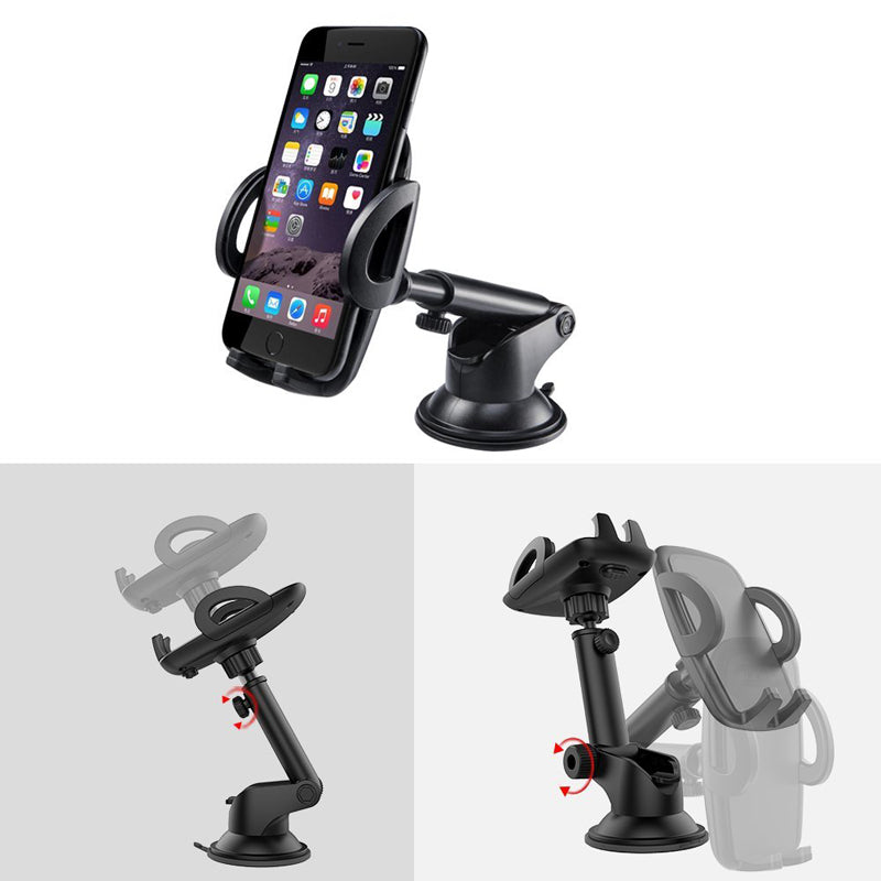 Car Mount, Cradle Telescopic Holder Windshield Dash - NWN98