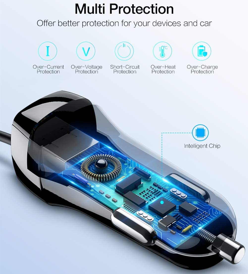 15W Car Charger, USB-C DC Socket Adapter Power Type-C - NWZ18