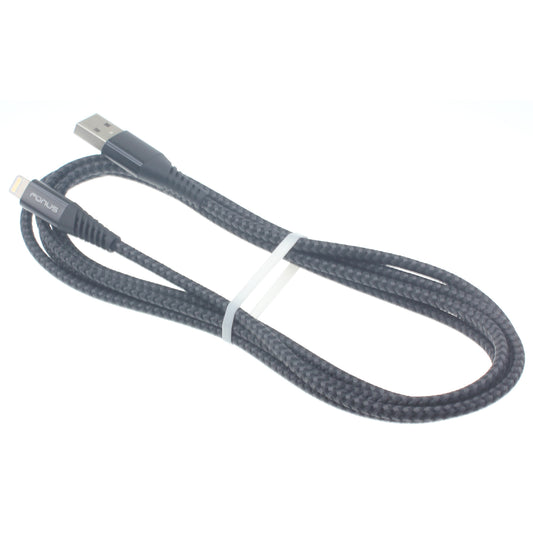 6ft MFi USB Cable, Braided Wire Power Charger Cord Certified - NWM39 1203-1