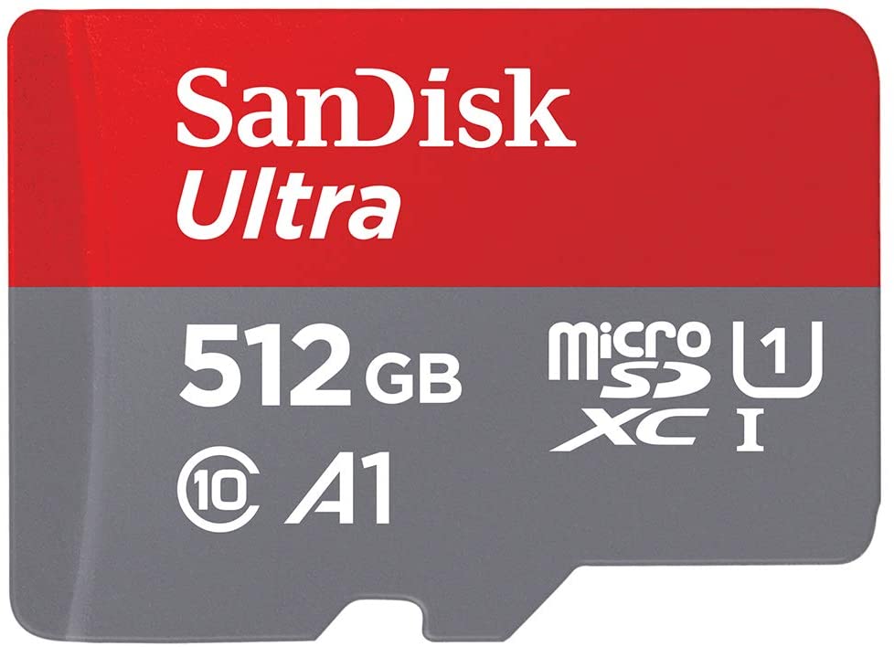 512GB Memory Card, MicroSDXC Class 10 MicroSD High Speed Sandisk Ultra - NWV15