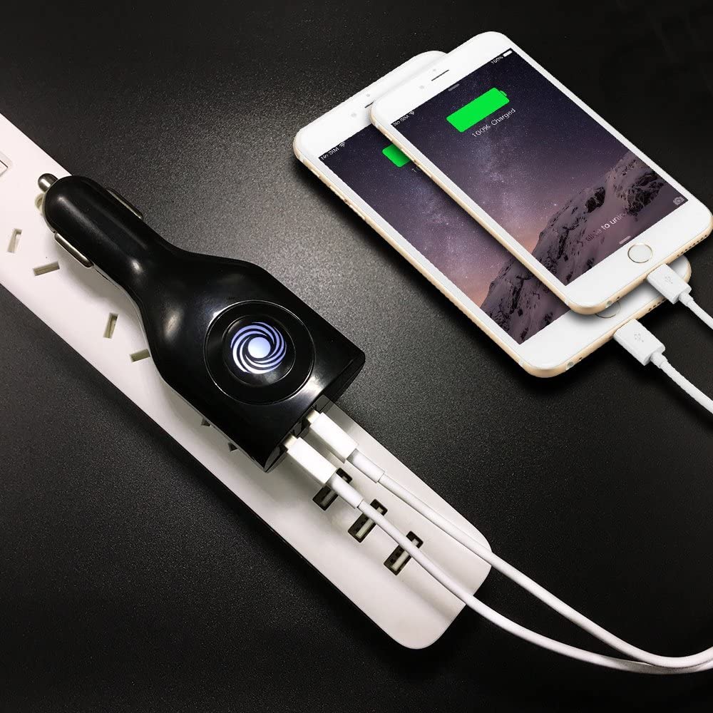 Car Home Charger, DC Socket Adapter Power 2-in-1 2-Port USB - NWM67