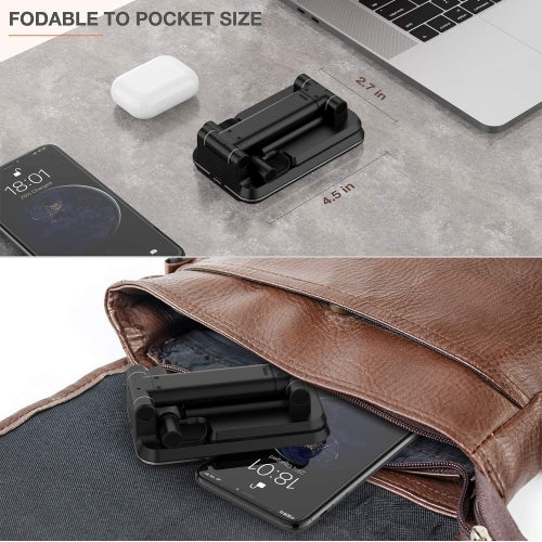 Dual 10W Wireless Charger, Charging Pad 2-Coils Stand Foldable Fast - NWJ96