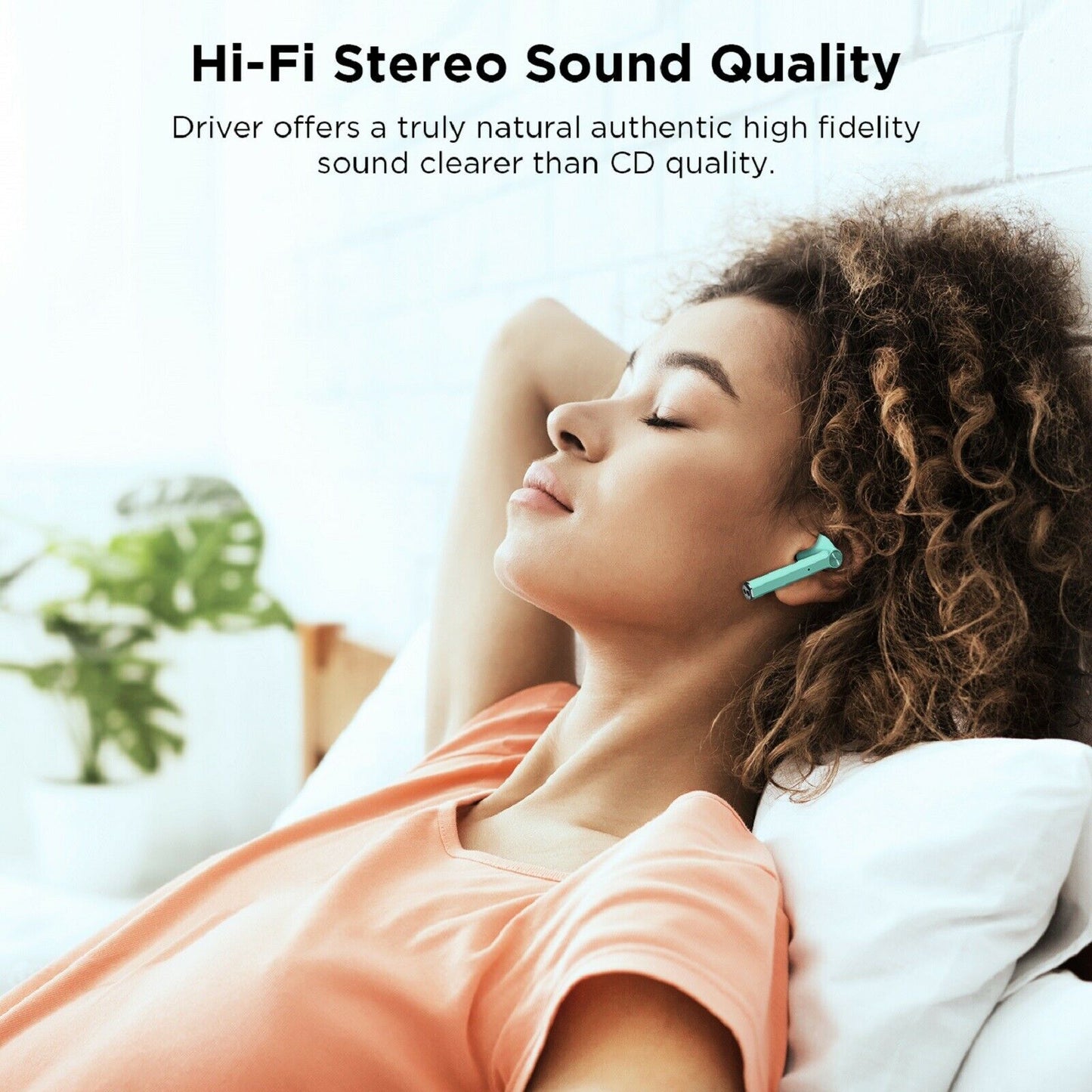 TWS Earphones, Headset True Stereo Headphones Earbuds Wireless - NWXYG