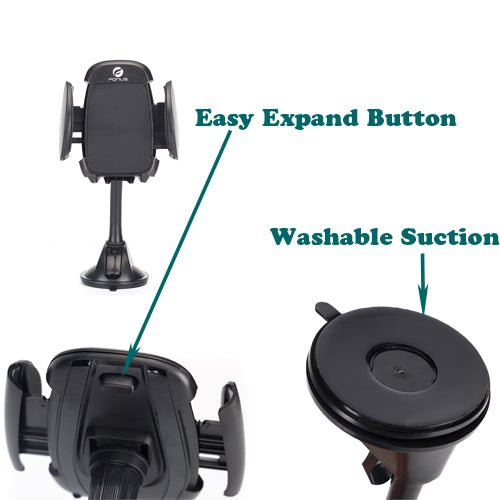 Car Mount, Swivel Cradle Holder Windshield Dash - NWA45