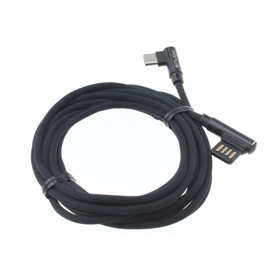 Angle USB Cable, Wire Power USB-C Charger Cord 10ft Type-C - NWR34