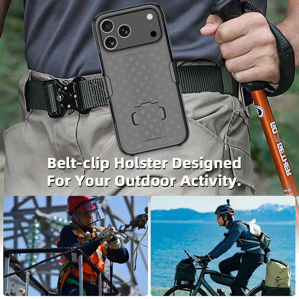 Case Belt Clip,  Armor Kickstand Cover Swivel Holster  - NWB87 2249-7