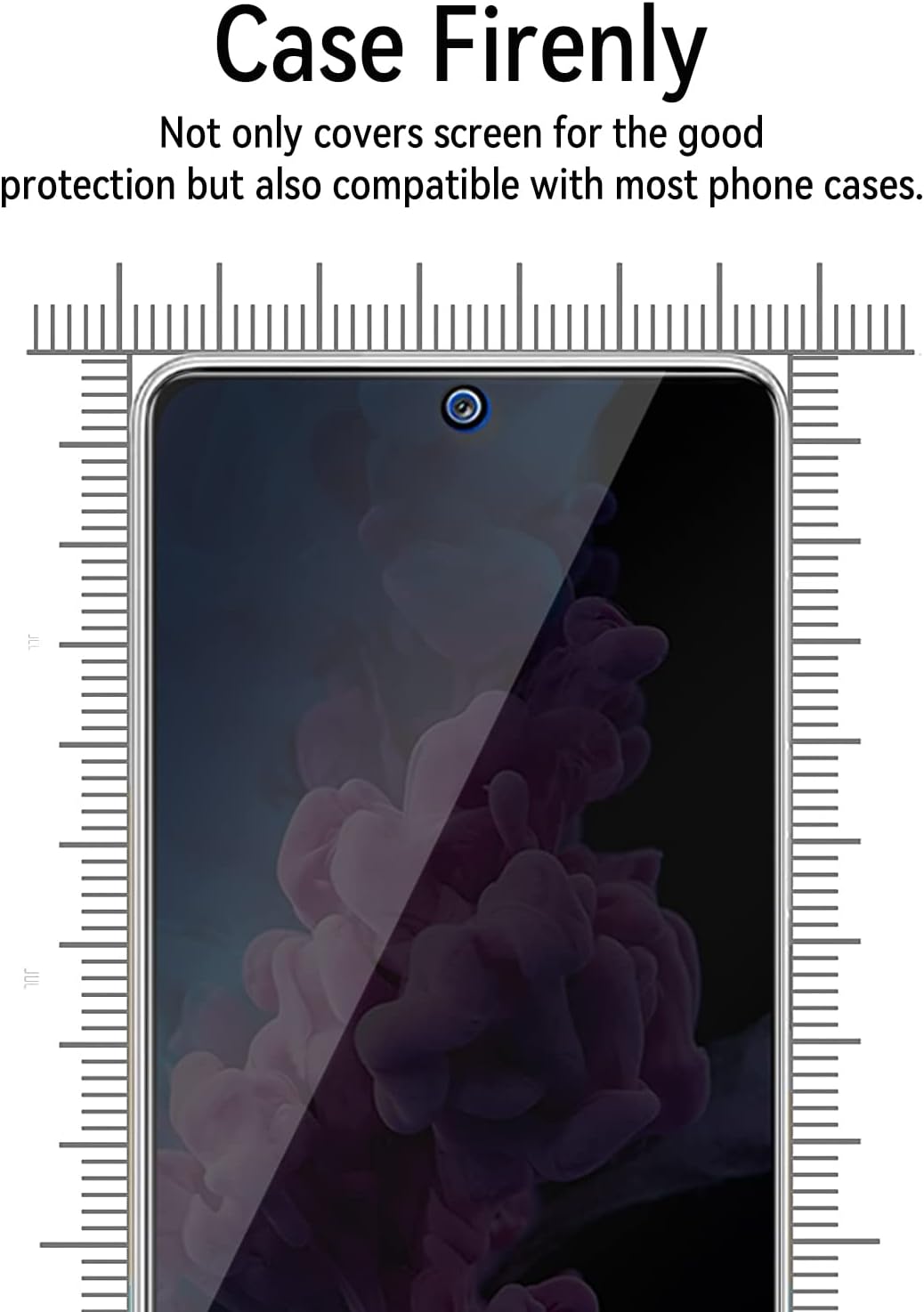 2 Pack Privacy Screen Protector,  3D Edge Anti-Peep Anti-Spy Fingerprint Works TPU Film  - NW2SP32 2226-5