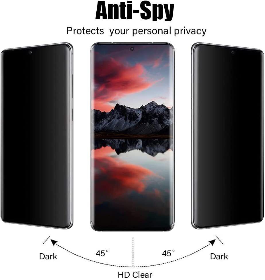 2 Pack Privacy Screen Protector,  3D Edge Anti-Peep Anti-Spy Fingerprint Works TPU Film  - NW2V48 2071-2