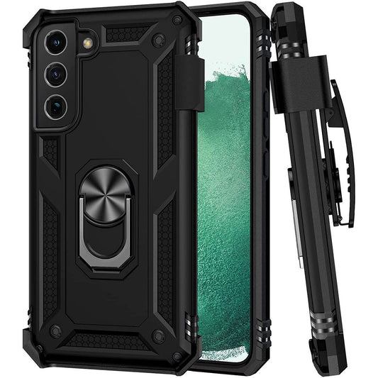 Case Belt Clip,  Armor Kickstand Cover Swivel Metal Ring Holster  - NWD90 2206-1