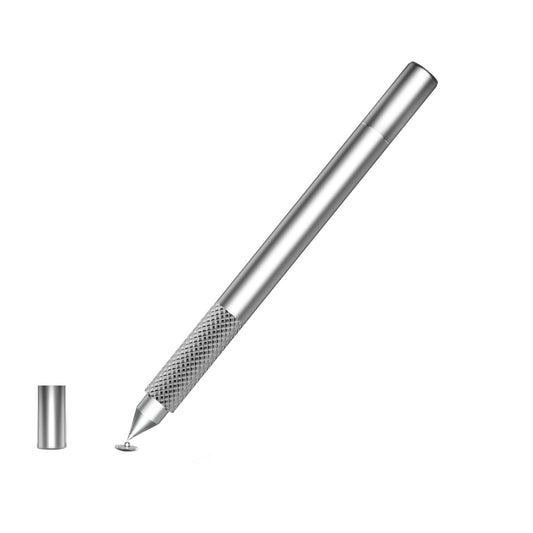 Stylus,  Silver Color Lightweight Aluminum Fiber Tip Touch Screen Pen  - NWT01 2194-1