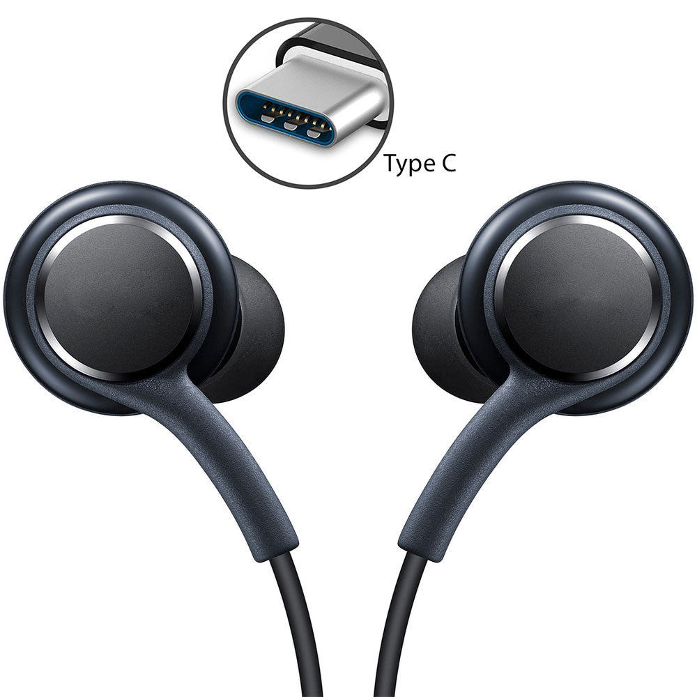 TYPE-C Earphones,  Earpieces Headset w Mic Headphones  USB-C Earbuds   - NWXS91 2084-4