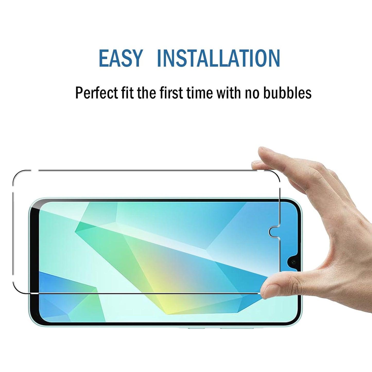 2 Pack Screen Protector,  9H Hardness (Fingerprint Unlock) Full Cover HD Clear Tempered Glass  - NW2SP36 2234-5