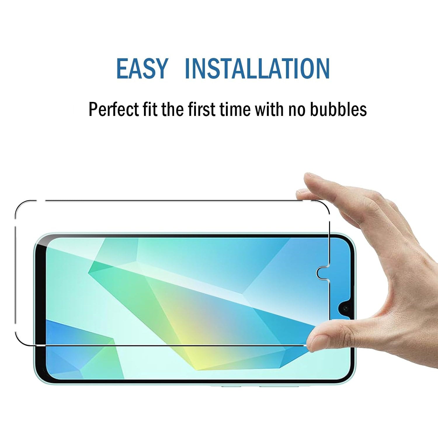 2 Pack Screen Protector,  9H Hardness (Fingerprint Unlock) Full Cover HD Clear Tempered Glass  - NW2SP36 2234-5
