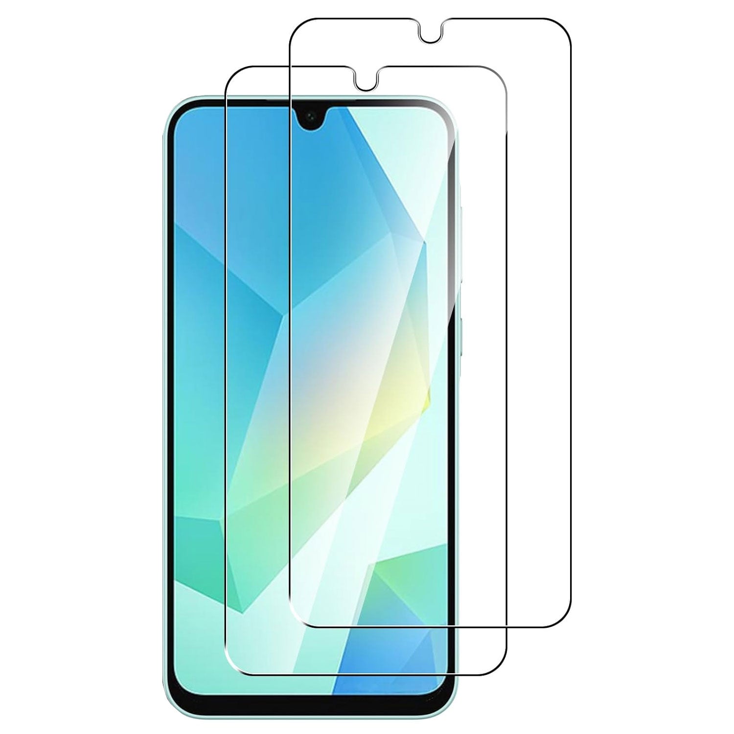 2 Pack Screen Protector,  9H Hardness (Fingerprint Unlock) Full Cover HD Clear Tempered Glass  - NW2SP19 2168-1