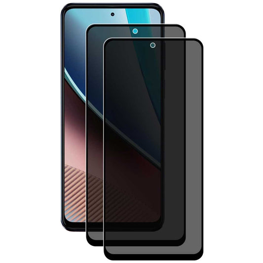 2 Pack Privacy Screen Protector,  3D Edge Anti-Peep 9H Hardness Anti-Spy Tempered Glass  - NW2SP25 2219-1