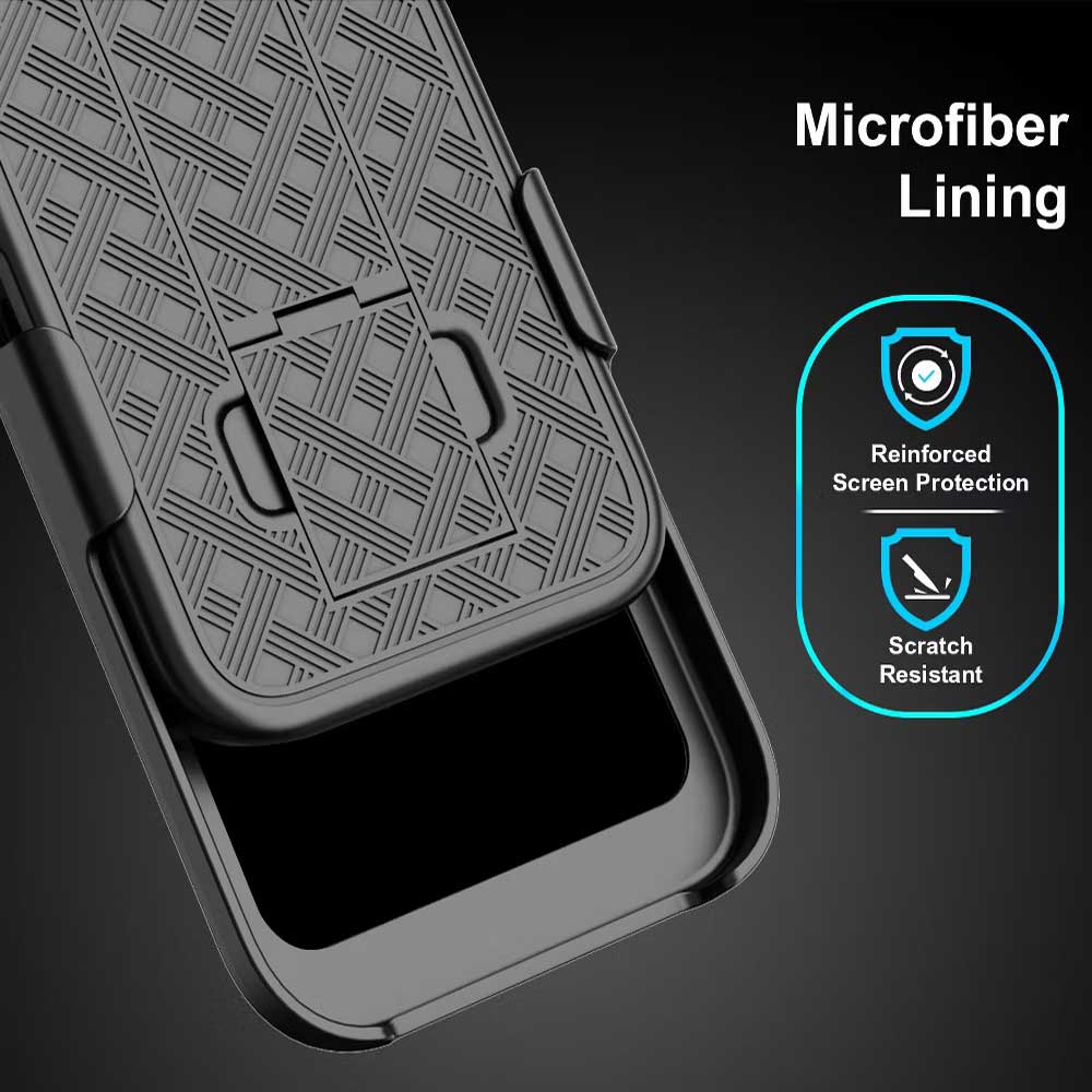 Case Belt Clip,  Armor Kickstand Cover Swivel Holster  - NWC35 2247-4