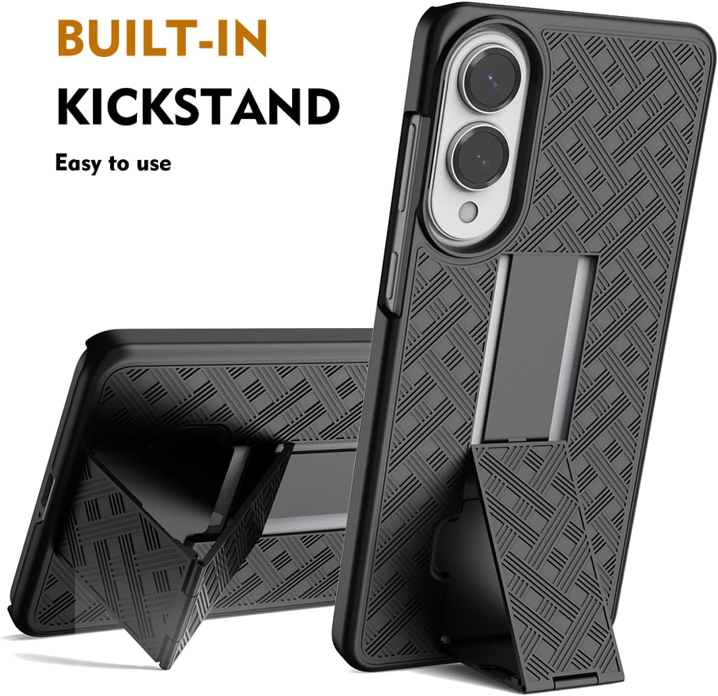 Case with Belt Clip,  Defender Drop-Proof w Kickstand Cover Swivel Holster Combo  - NWV98 2239-4