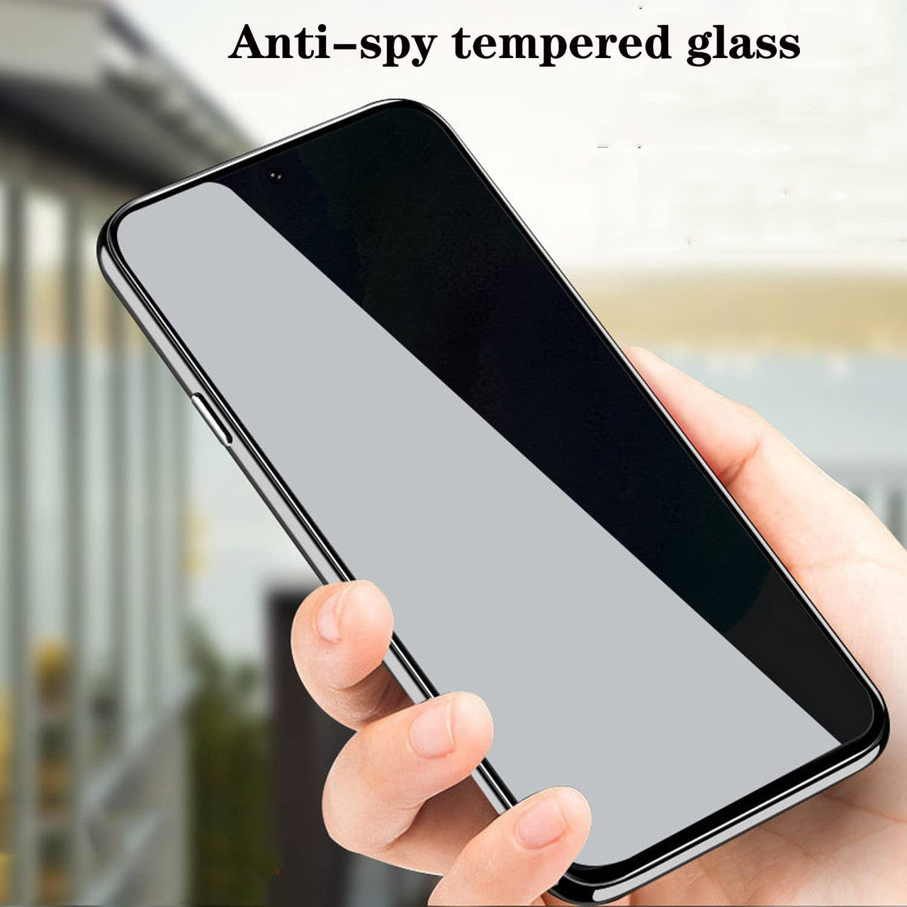 2 Pack Privacy Screen Protector,  3D Edge Anti-Peep 9H Hardness Anti-Spy Tempered Glass  - NW2V53 2076-6