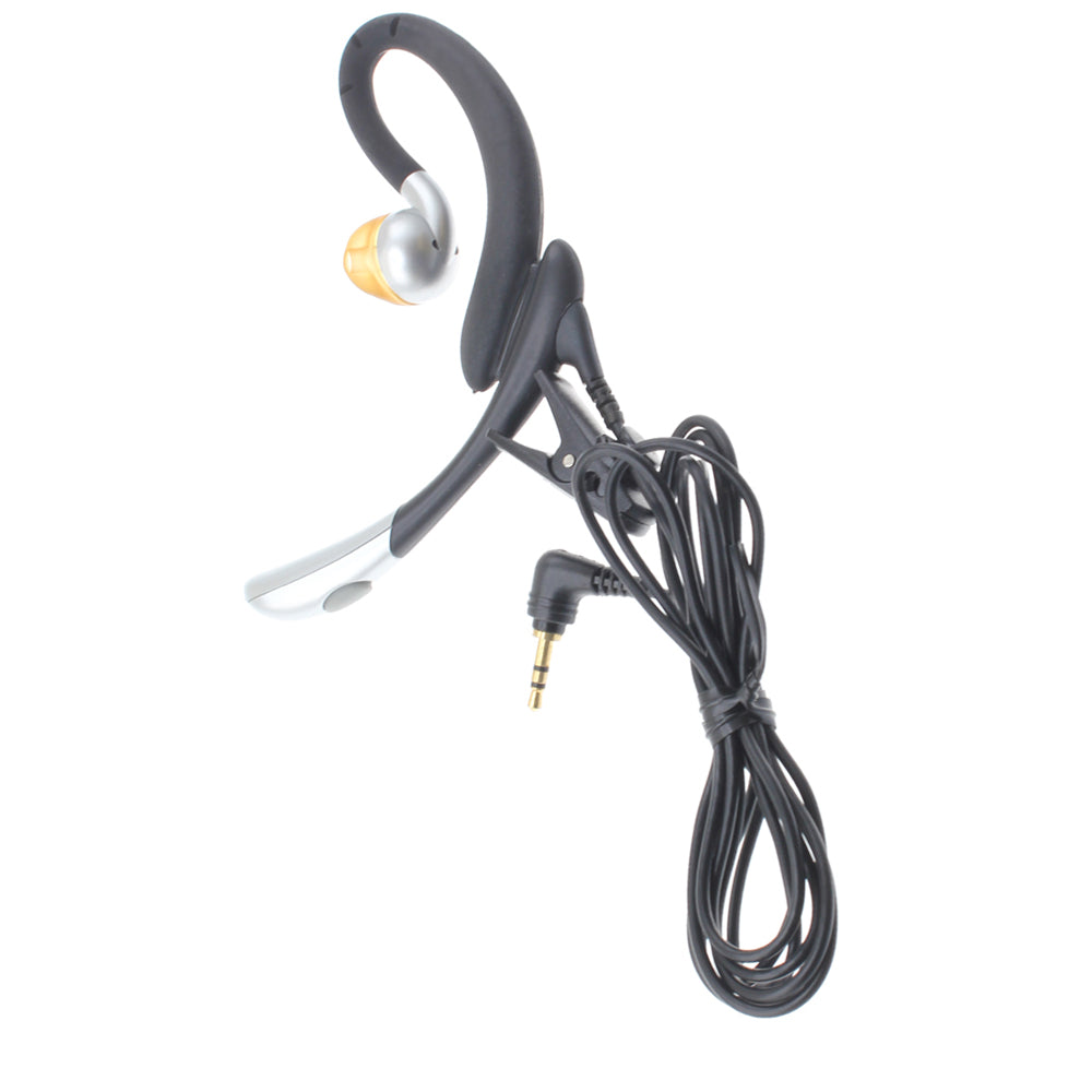  Wired Earphone,  Headphone  Single Earbud  3.5mm Adapter  Over-the-ear  with Boom Mic   - NWC37+S06 1992-3