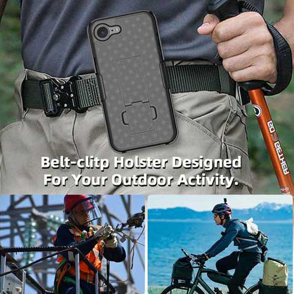 Case with Belt Clip,  Defender Armor w Kickstand Cover Swivel Holster Combo  - NWL99 2213-8