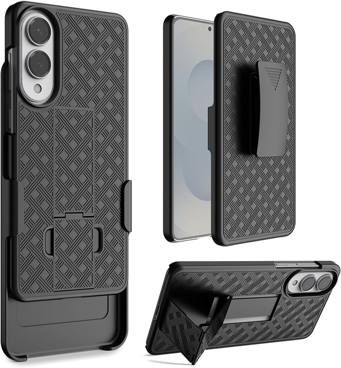 Case with Belt Clip,  Defender Drop-Proof w Kickstand Cover Swivel Holster Combo  - NWV98 2239-3