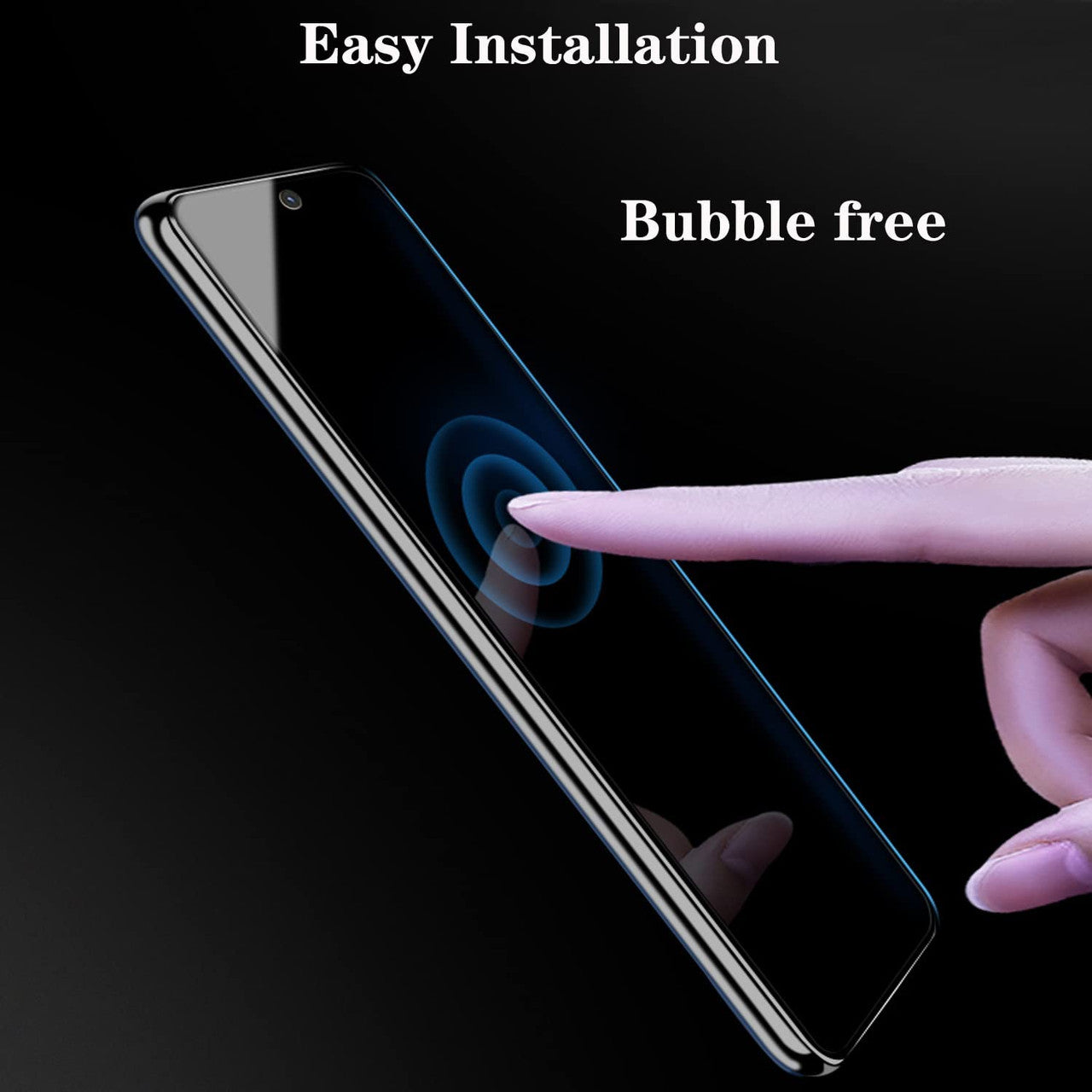 2 Pack Privacy Screen Protector,  3D Edge Anti-Peep 9H Hardness Anti-Spy Tempered Glass  - NW2V53 2076-7