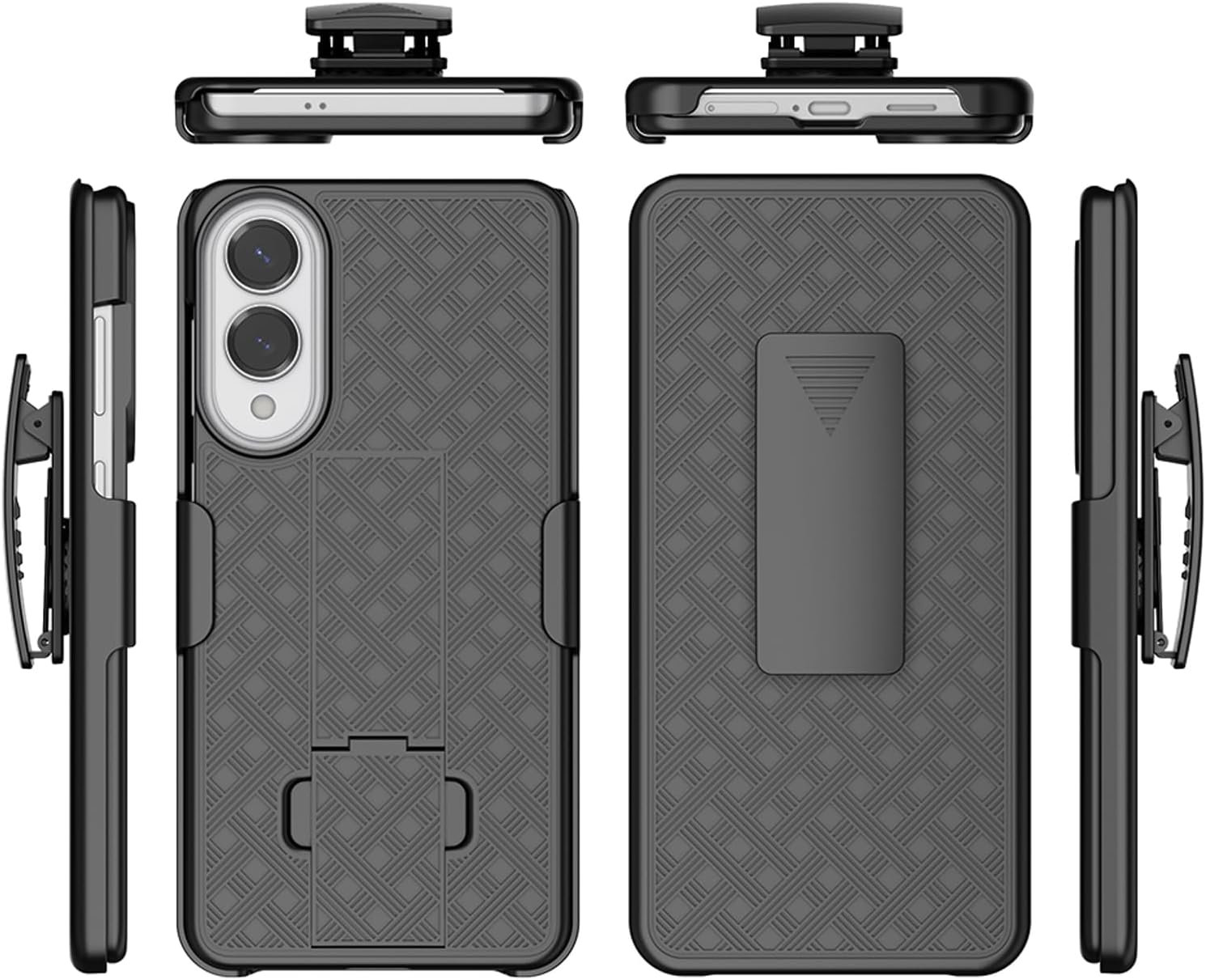 Case with Belt Clip,  Defender Drop-Proof w Kickstand Cover Swivel Holster Combo  - NWV98 2239-2