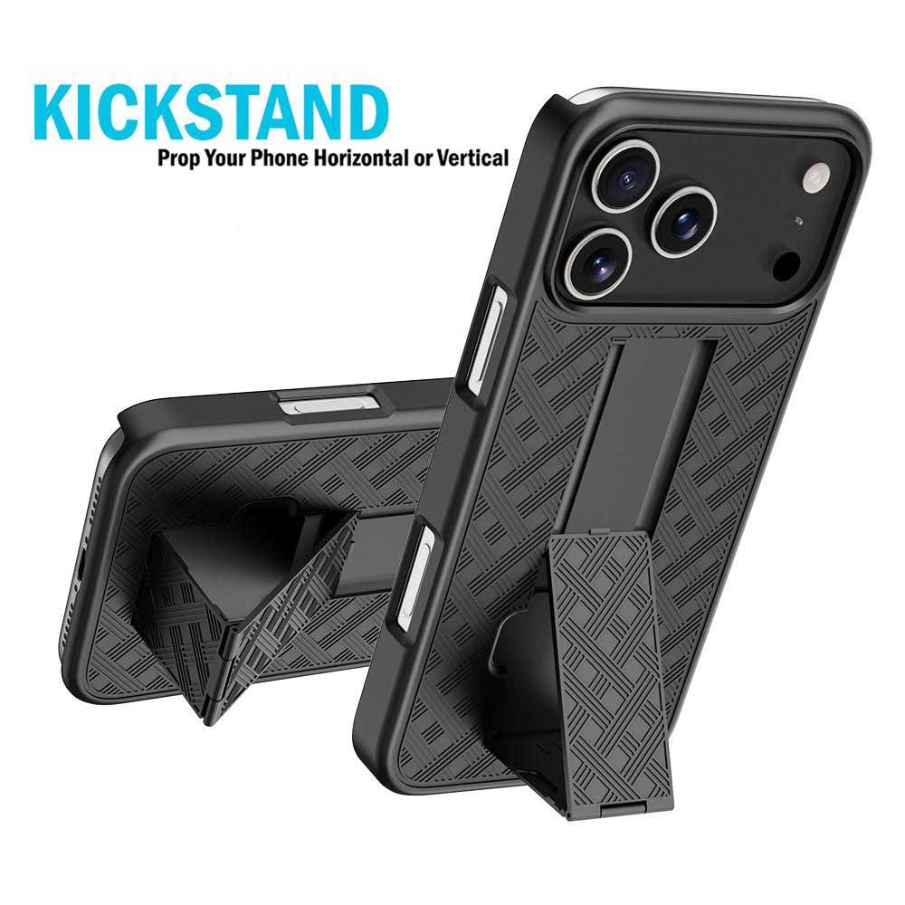 Case Belt Clip,  Armor Kickstand Cover Swivel Holster  - NWB87 2249-4