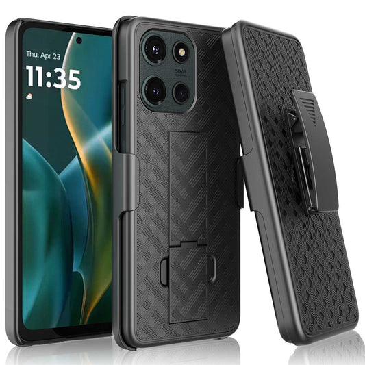 Case with Belt Clip,  Drop-Proof Armor w Kickstand Cover Swivel Holster Combo  - NWM73 2217-1
