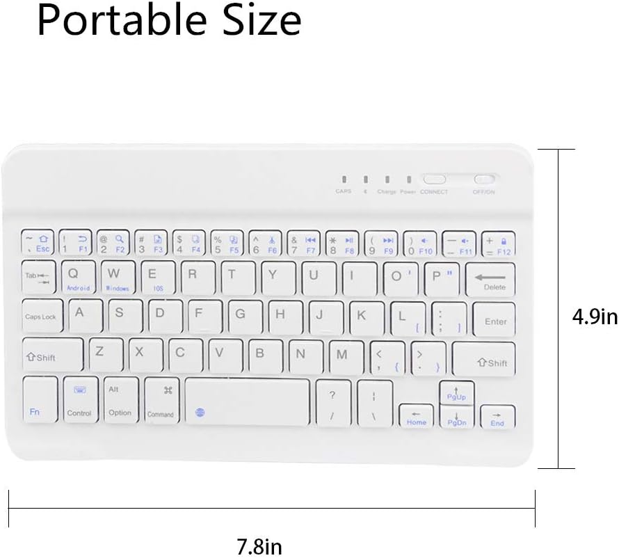  Wireless Keyboard ,  Compact Portable  Rechargeable   Ultra Slim   - NWS79 2053-7
