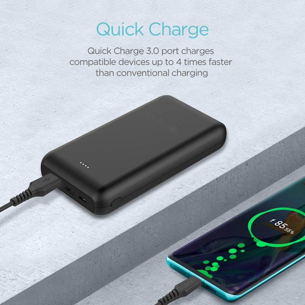  20,000mAh Power Bank ,  PD USB-C Port Backup Portable Battery Fast Charger  - NWF58 2055-4