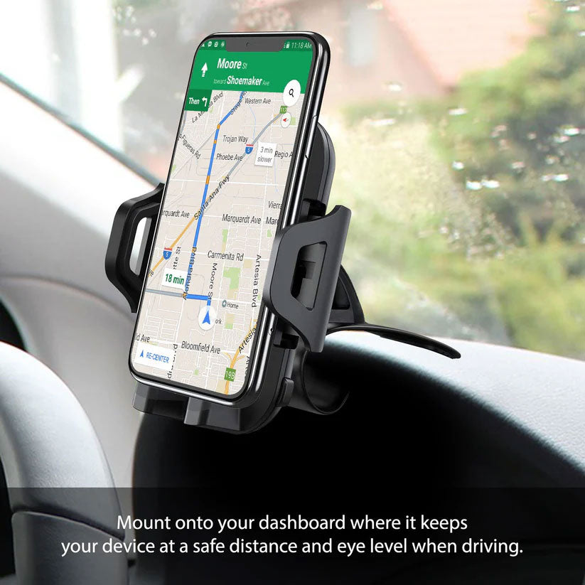 Car Mount ,  Swivel Cradle Holder  Non-Slip  Dashboard  - NWA65 2103-3