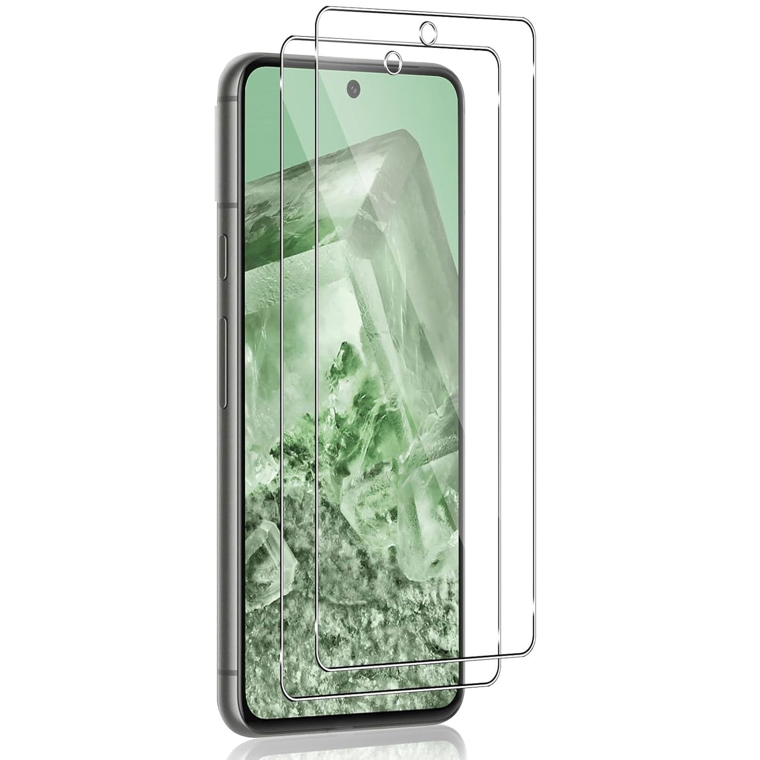  2 Pack Screen Protector ,  9H Hardness (Fingerprint Unlock) Full Cover HD Clear Tempered Glass  - NW2SP23 2192-1
