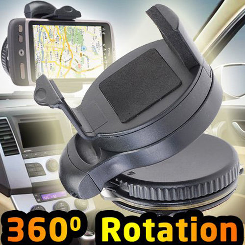 Car Mount, Swivel Cradle Glass Holder Windshield - NWC53