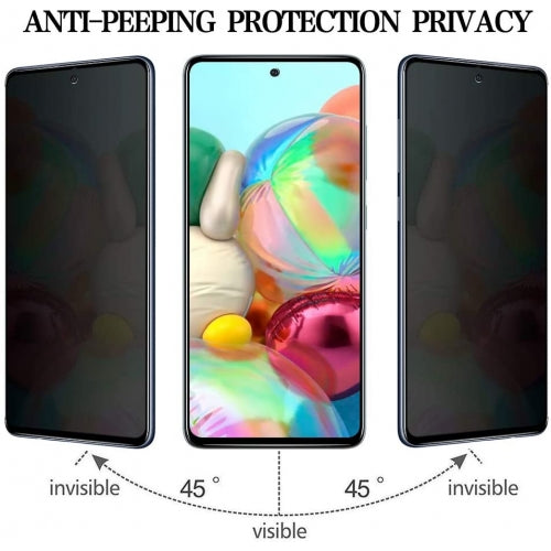 Privacy Screen Protector, Curved 3D Edge Anti-Peep Anti-Spy Tempered Glass - NWF96