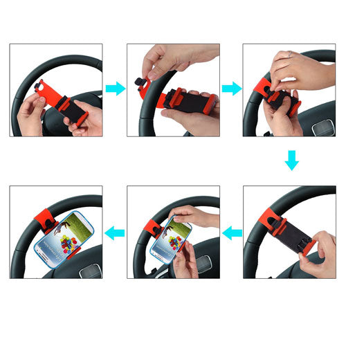 Car Mount, Holder Steering Wheel - NWUM0