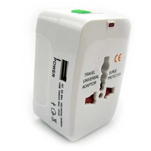 International Charger, AC Power Plug Converter Adapter Travel USB Port - NWD21