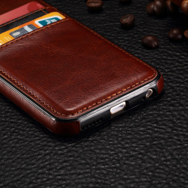 Leather Case, Skin Cover Wallet Slots Card ID - NWN17