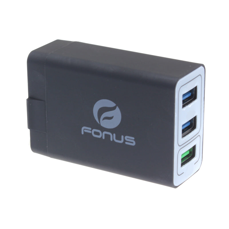 Home Charger, Travel One Fast Port 3-Port USB 6.8Amp 34W - NWA61