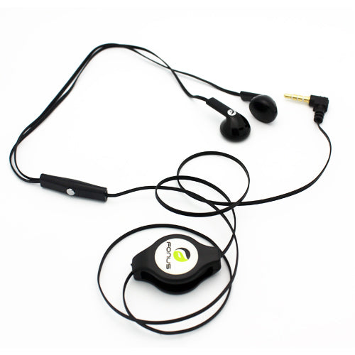 Retractable Earphones, Earbuds Handsfree Headset Hands-free Headphones - NWB63