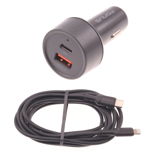 Quick Car Charger, Adapter Power USB-C Port PD Cable 36W - NWE22