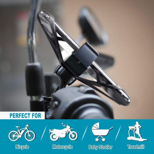 Bicycle Mount, Strap Non-Slip Bike Silicone Holder Handlebar - NWV30