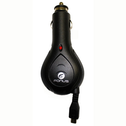 Car Charger, Adapter Power DC Socket MicroUSB Retractable - NWC18