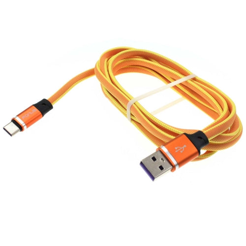 6ft USB Cable, Wire Power Charger Cord Type-C Orange - NWL99