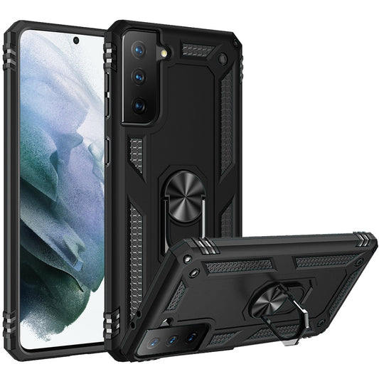 Hybrid Case Cover, Armor Shockproof Kickstand Metal Ring - NWZ01