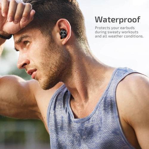 TWS Earphones, Headset True Stereo Headphones Earbuds Wireless - NWTWS2